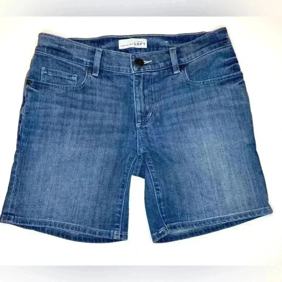 LOFT Womens Denim Shorts Size 24 / 00 - Picture 1 of 4